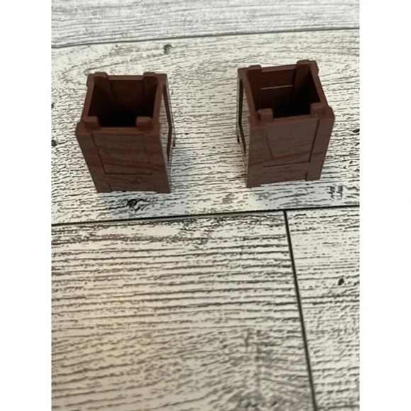 LEGO Parts 61780 (2pcs) Container, Box 2x2x2 - Top Opening - Picture 3 of 6